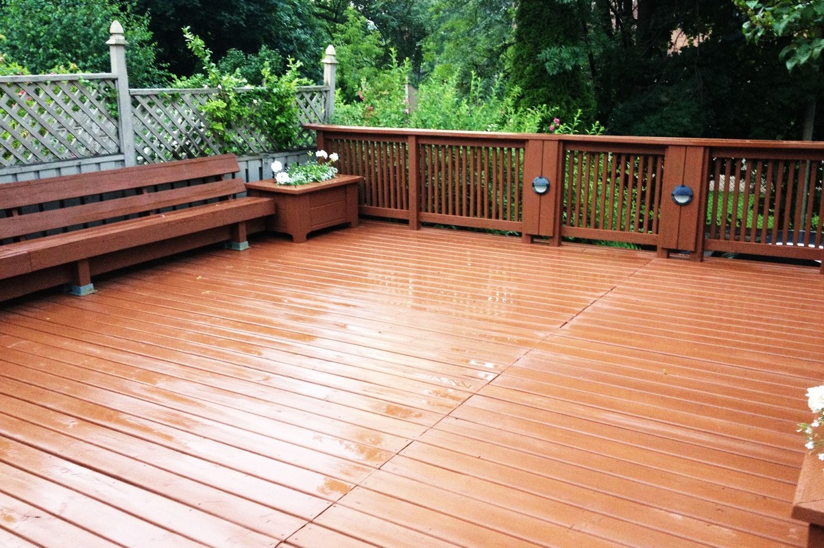Home Deck Clean & Stain<br>• After
